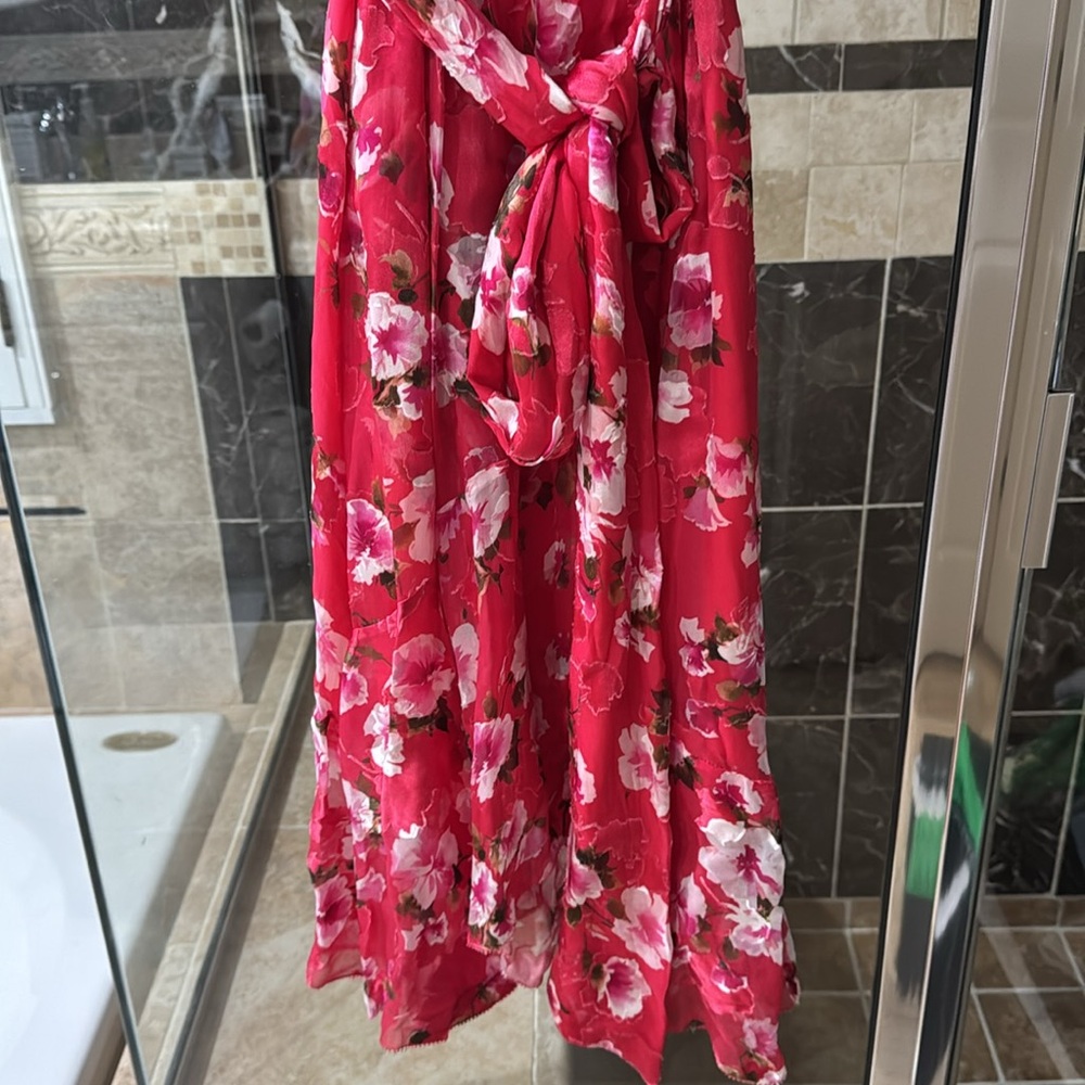 Elie Tahari red dress, size 10, NWT - Picture 3 of 11